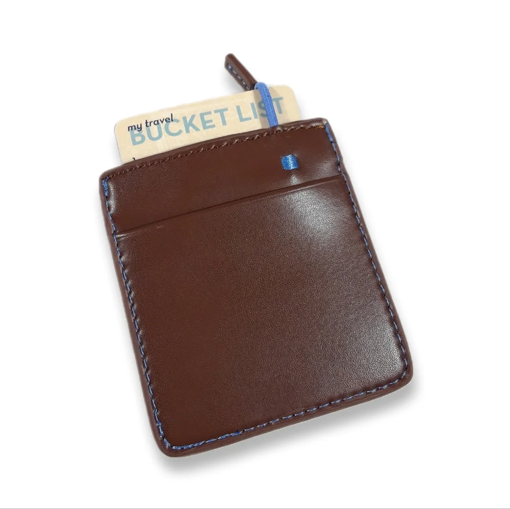 Wallet Men Vegan Leather Mojito Cash Card Holders Slim Travel Accessories Wallet